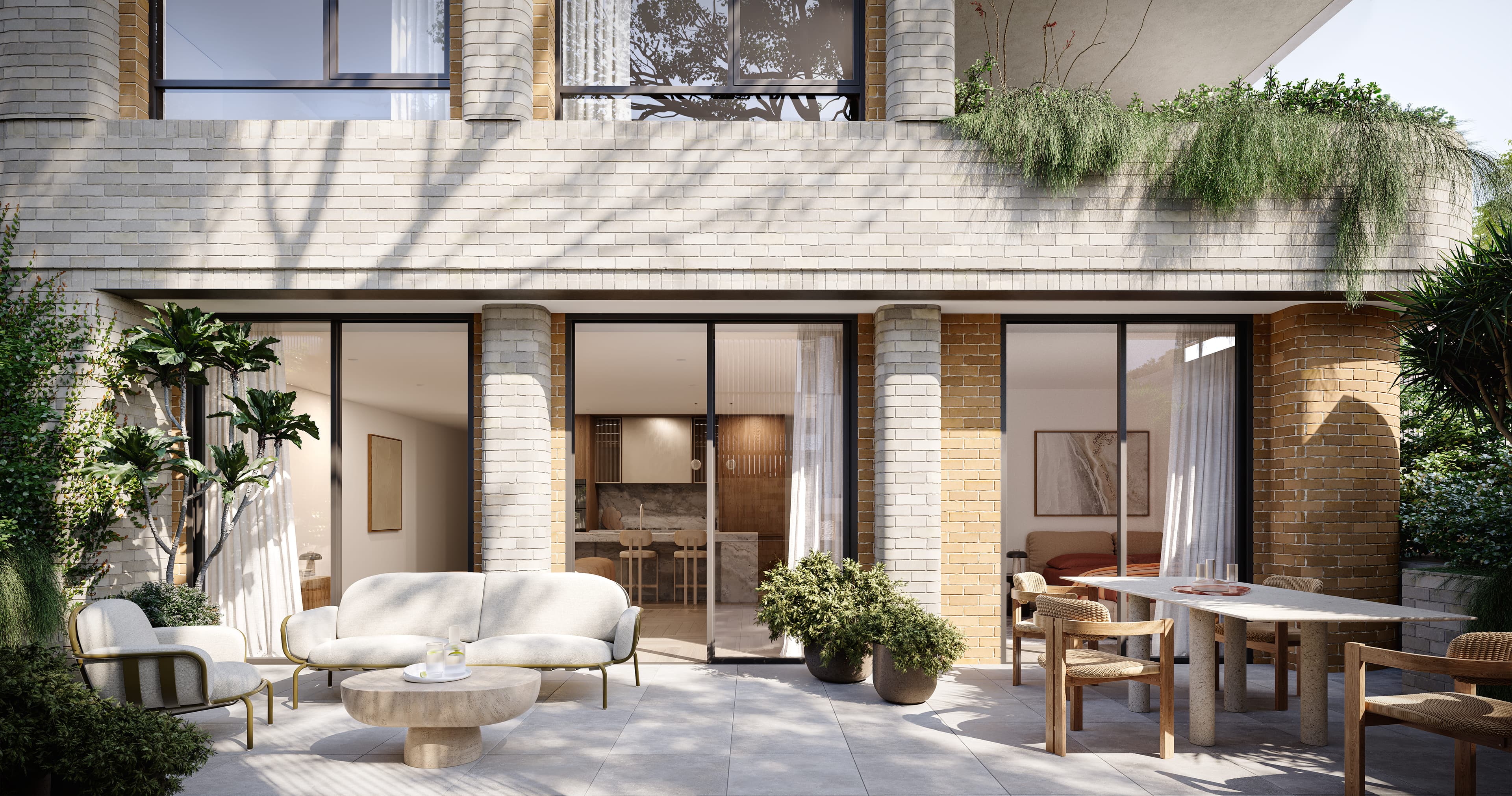 Unit 102 Courtyard