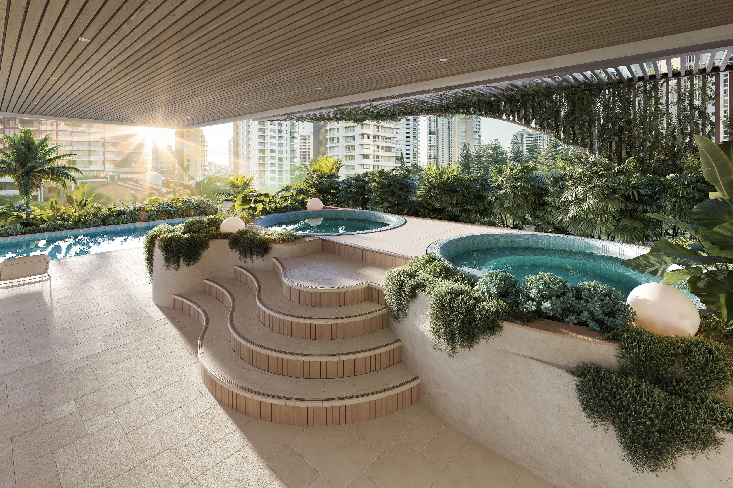 Hot/cold spa