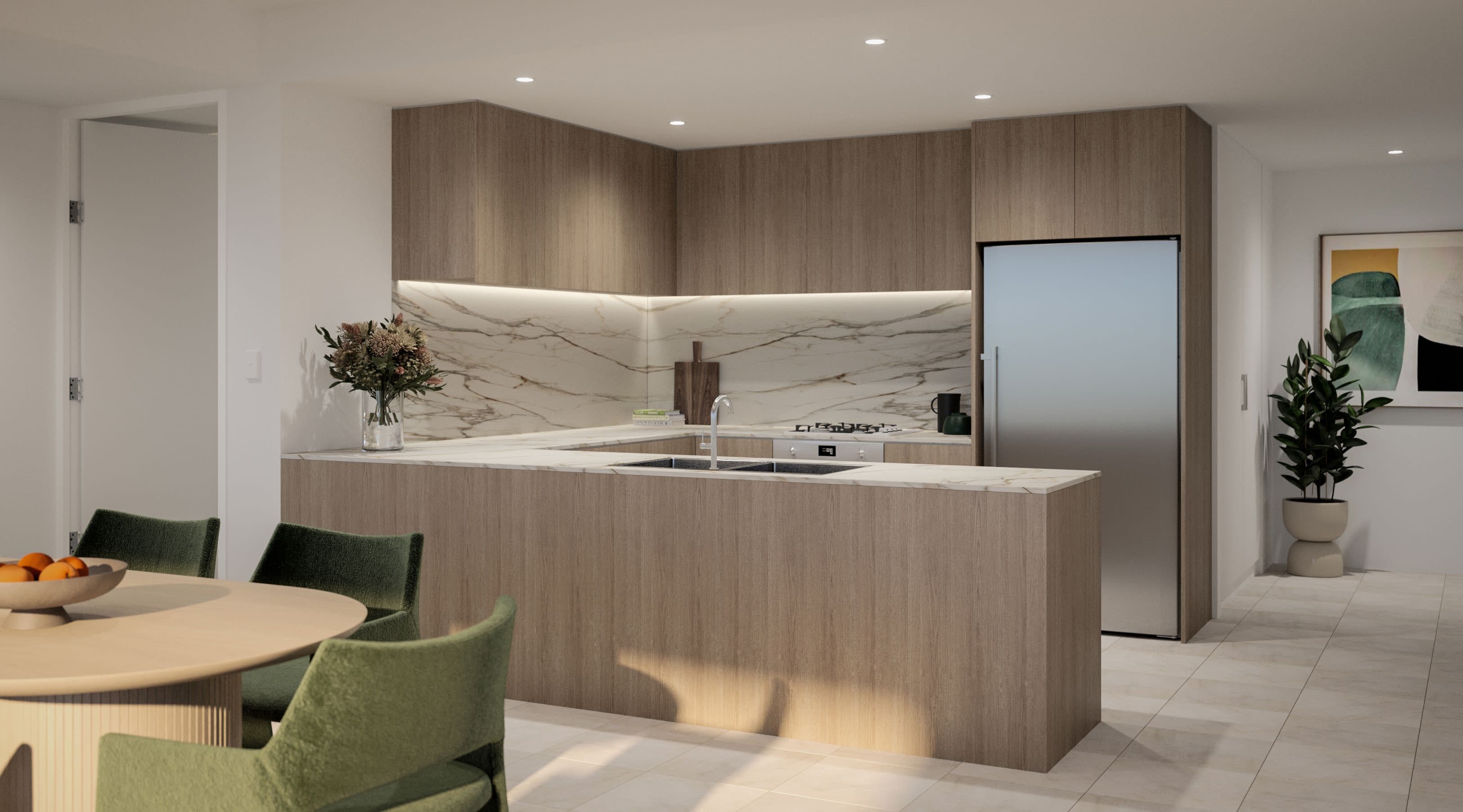 Unit 502 kitchen