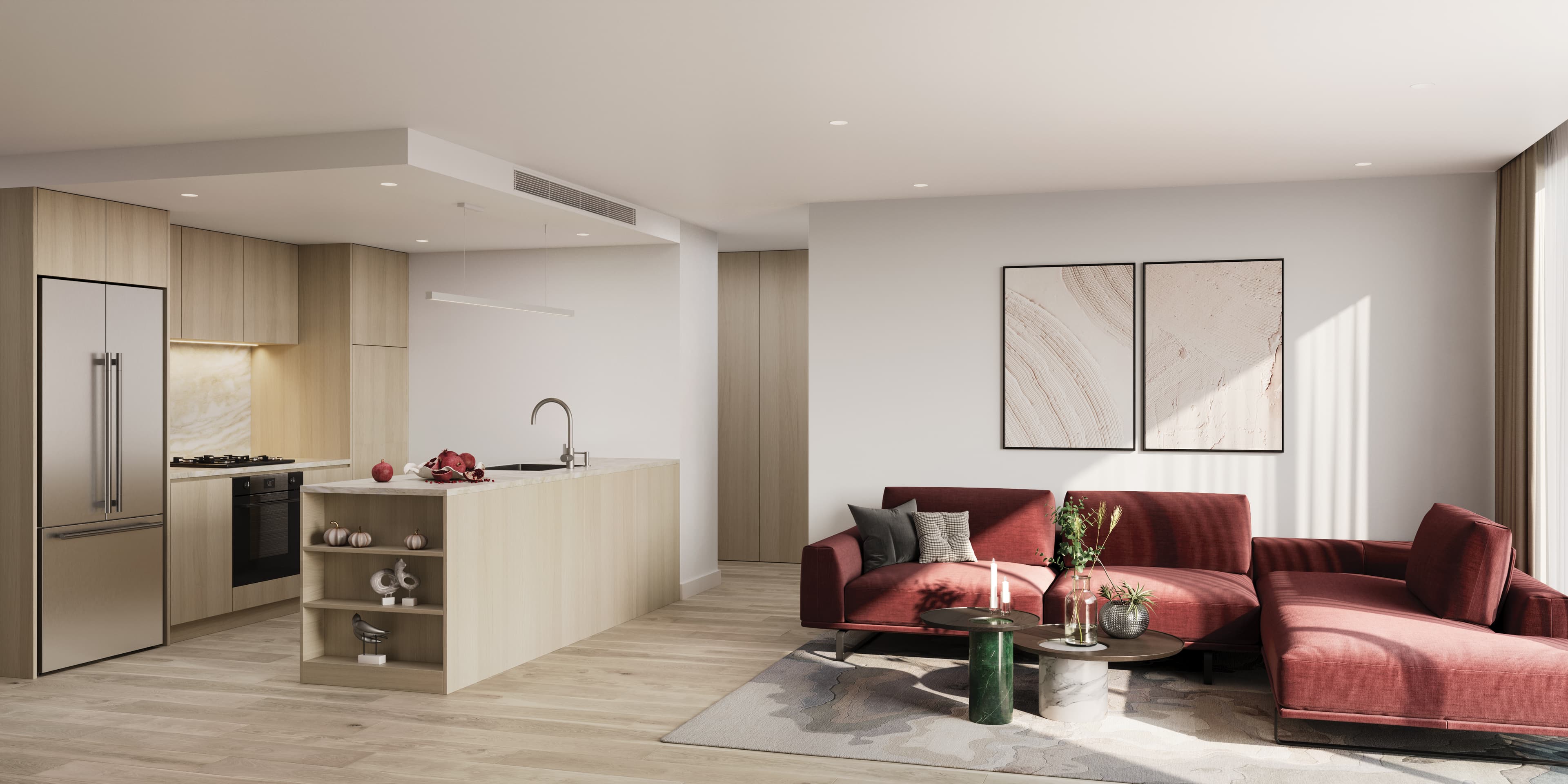 C1708 living kitchen
