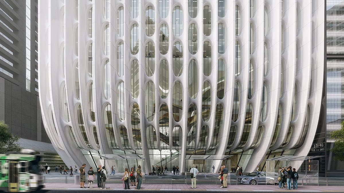 World renowned architect Zaha Hadid’s stamp on Collins St