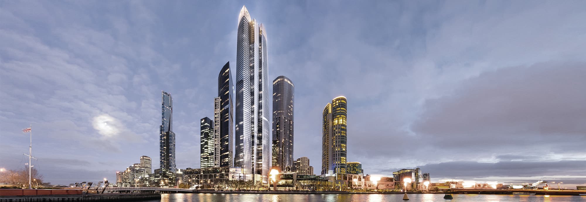 One Queensbridge – Crown and Australia’s tallest building!