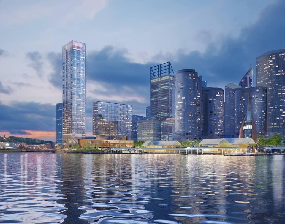 New plans at Elizabeth Quay (west); for a landmark tower & observation deck